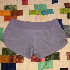Lulu lemon speed shorts in berry mist